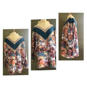 Free People Che Tropical Pullover